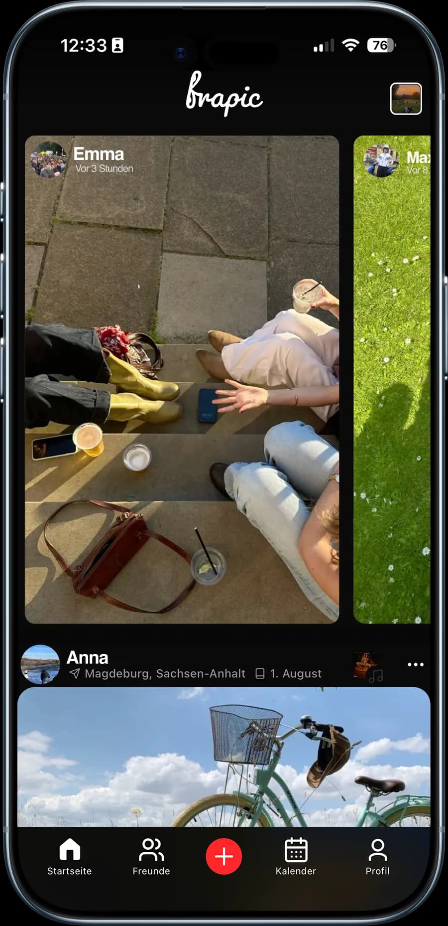Frapic Story-Feed